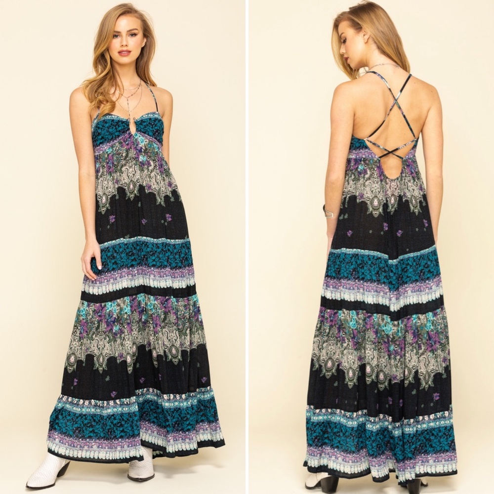 NEW NWT Free People Give a Little Maxi Dress